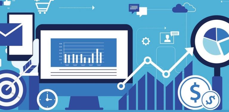 business digital marketing online concept and internet marketing